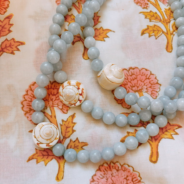 Driftaway Jewelry - Blue Jean Shell Necklace