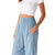 Lotus and Luna - Denim Blue Tribal Harem Pants