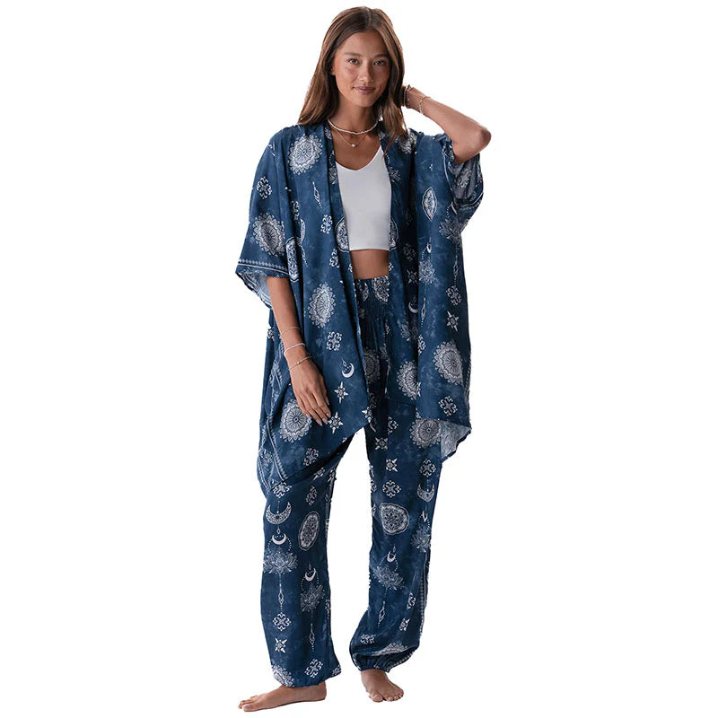 Lotus and Luna - Nova Blue Kimono