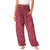 Lotus & Luna - Cranberry Starry Night Harem Pants