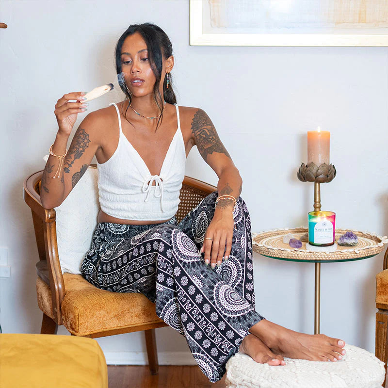 Lotus and Luna - Bondi Printed Wide Leg Pants