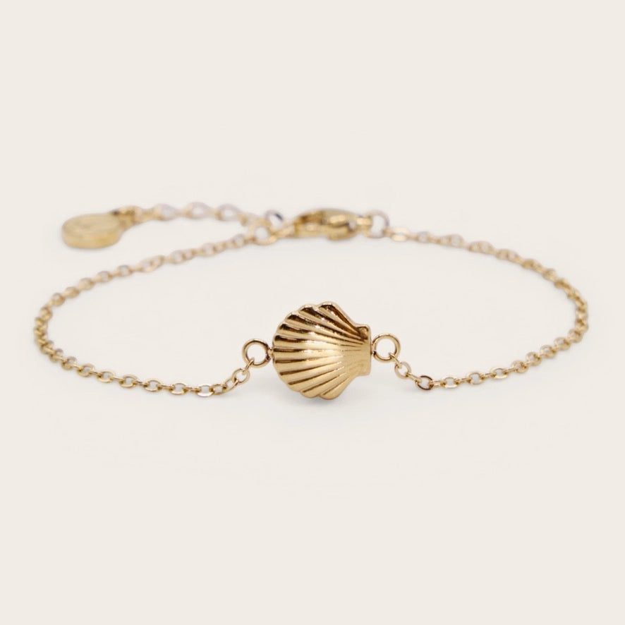 Gypsea Bands - 14K Gold Bracelet Set - Shell