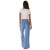 Lotus & Luna - Denim Blue Wide Leg Cotton Pants