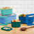 8pc Ribbed Rectangle Storage Set