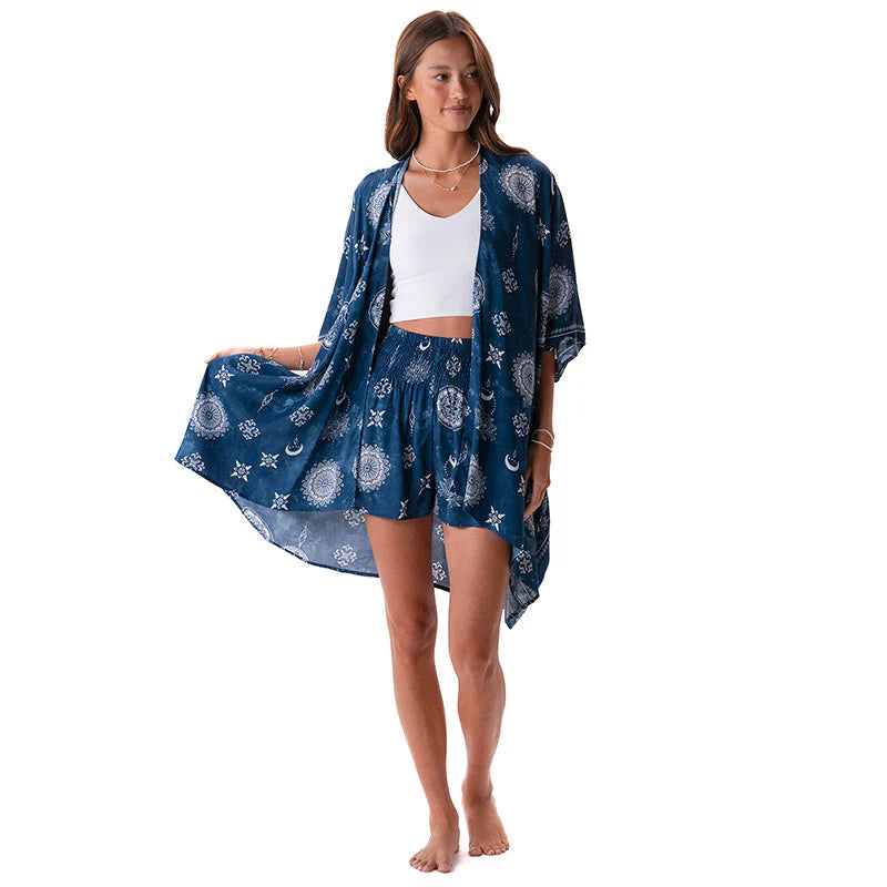 Lotus and Luna - Nova Blue Kimono