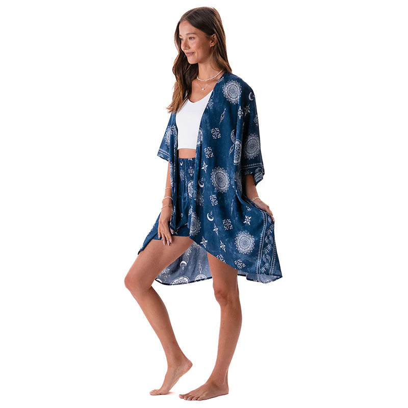 Lotus and Luna - Nova Blue Kimono