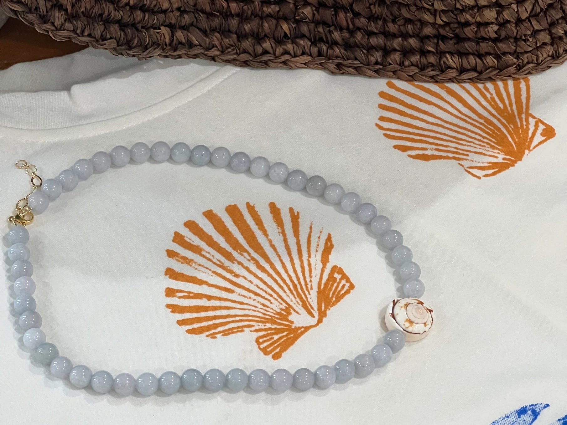 Driftaway Jewelry - Blue Jean Shell Necklace