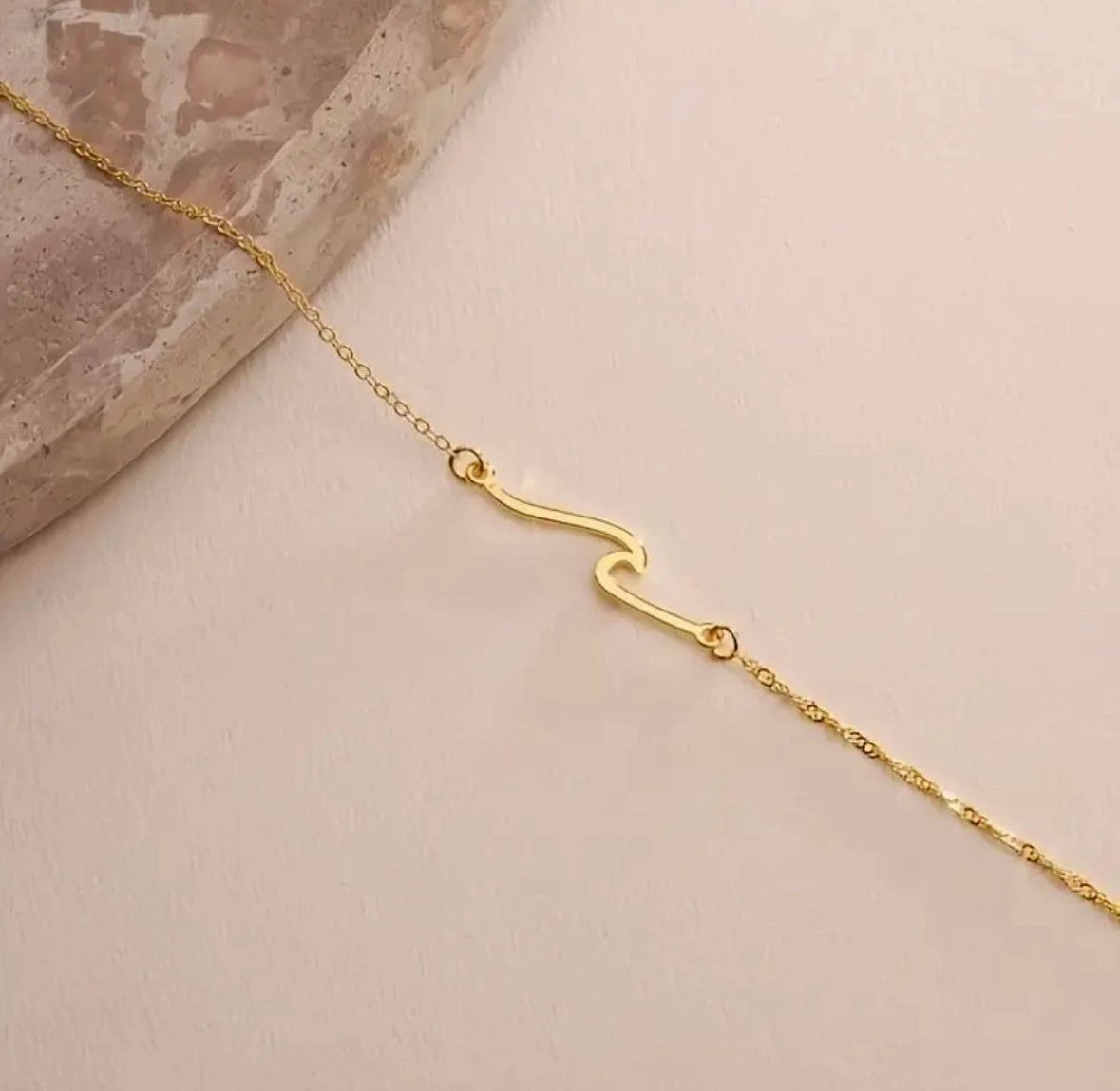 The Coconut Collective - Nalu Wave Gold Bracelet