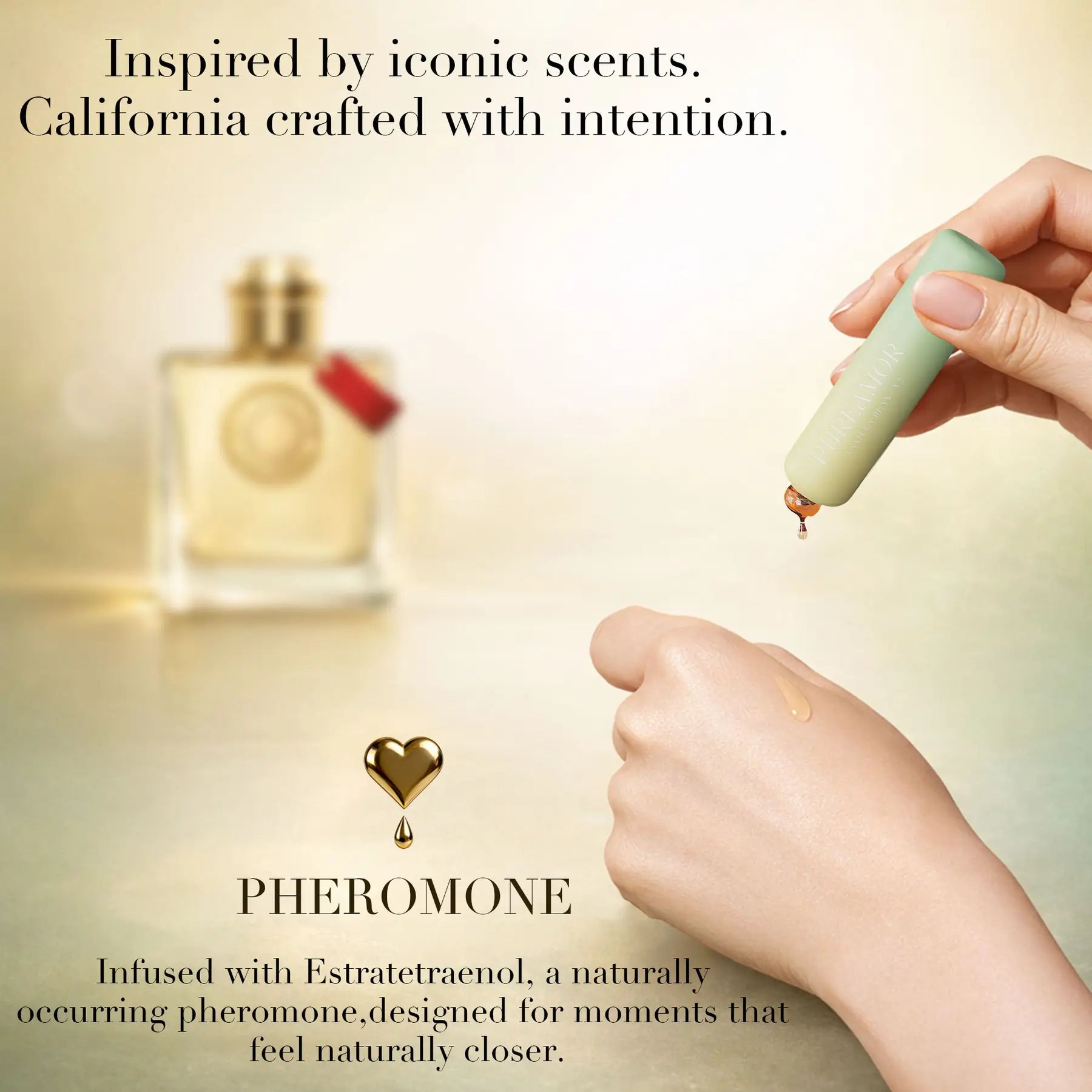 Pureamor - Vanilla Bean | Pheromone Keychain Perfume Oil - 2ml