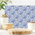 B McVan Designs - Blue Shell Repeat Glass Cutting Board