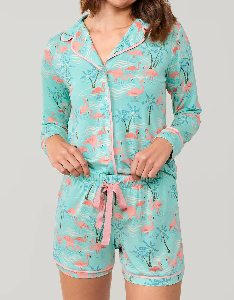 Spartina 449 - Pajama Short Flamingos