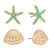 Spartina 449 - Sea Treasures Earring Stud Set (2 pairs) (Add-On)