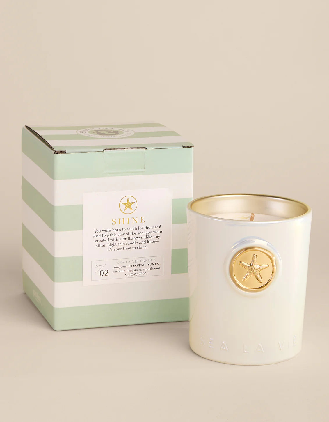 Spartina 449 - Sea La Vie Shine Starfish Candle No. 02
