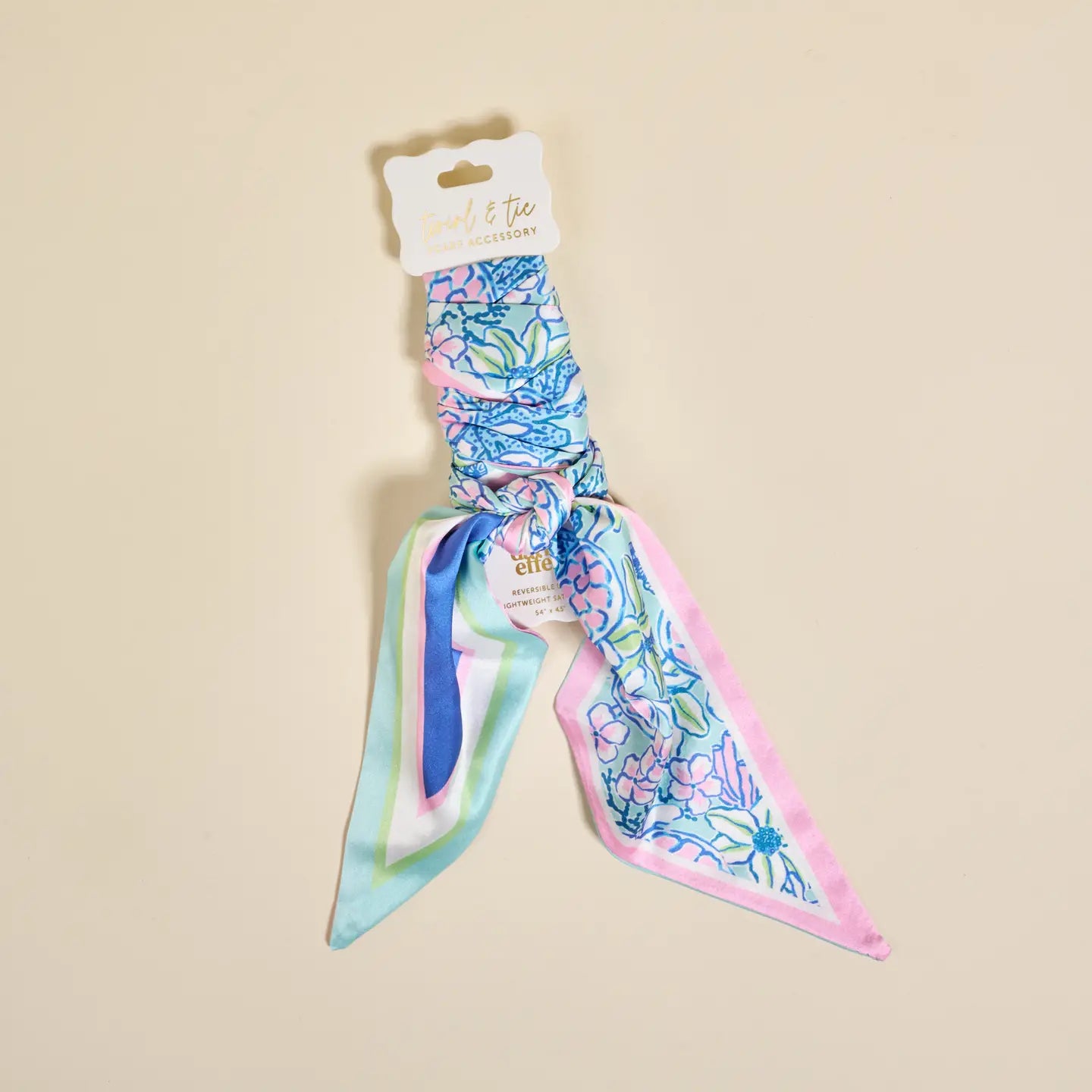 The Darling Effect - Twirl & Tie Scarf Accessory–Coastal Cove