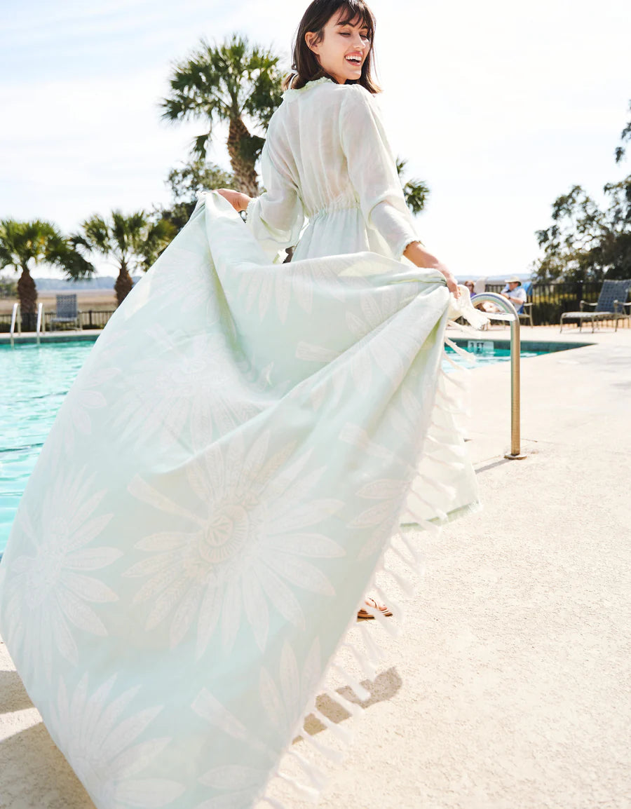 Spartina 449 - Beach Blanket Palmetto Frond Seafoam (Add-On)