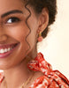 Spartina 449 - Carved Shell Convertible Hoop Earrings Coral