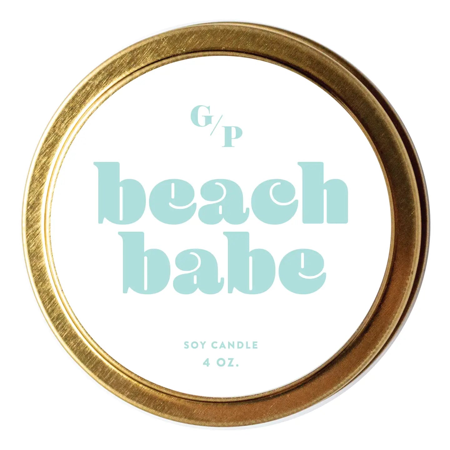 GP Candle Co. - Beach Babe Just Because 4 oz. Candle Tin