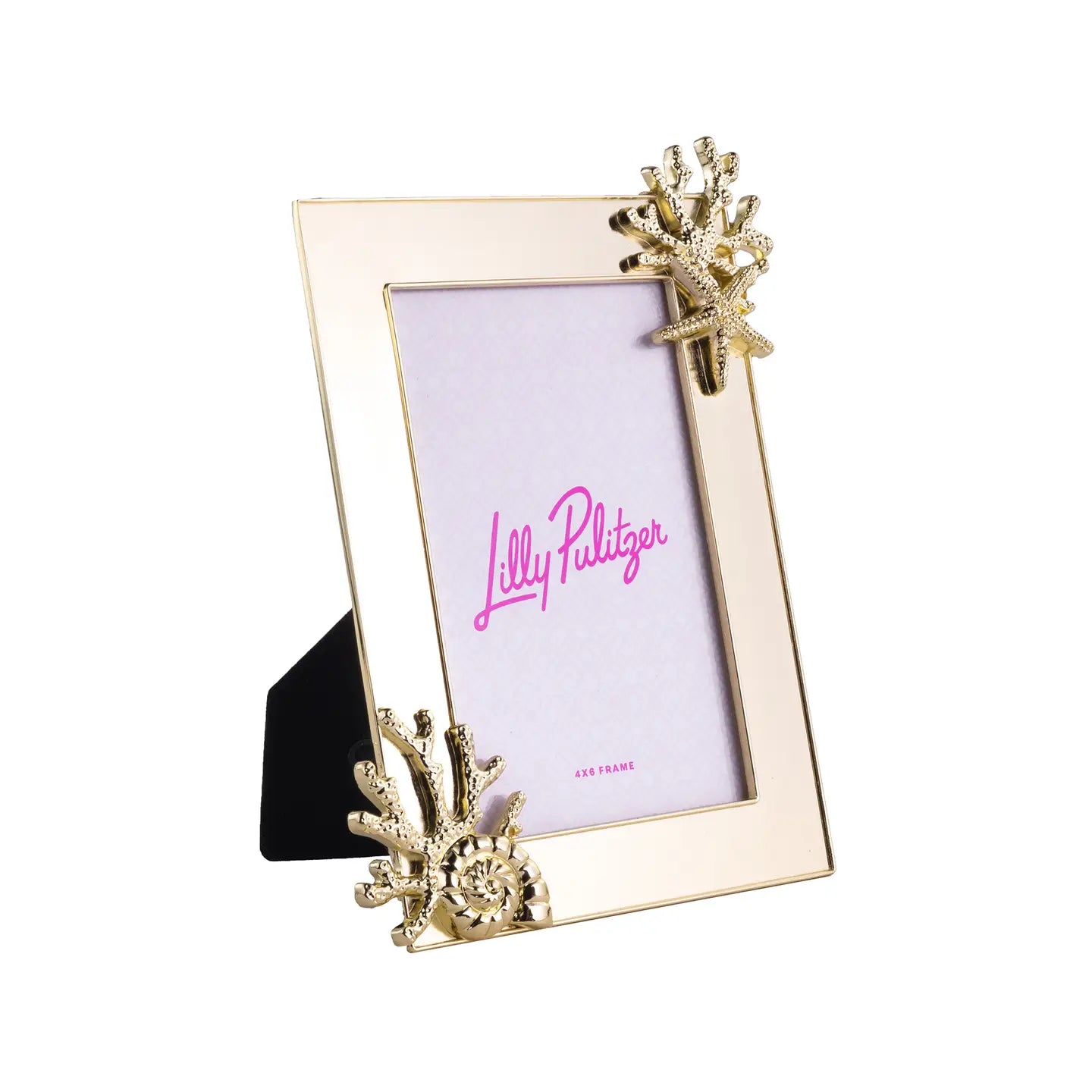 Lilly Pulitzer - Medium Picture Frame, Coral (Gold)