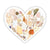 25 Sweetpeas - Seashell Lover Heart Sitcker