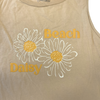 Beachly - Beach Daisy Tank - Vintage Sand