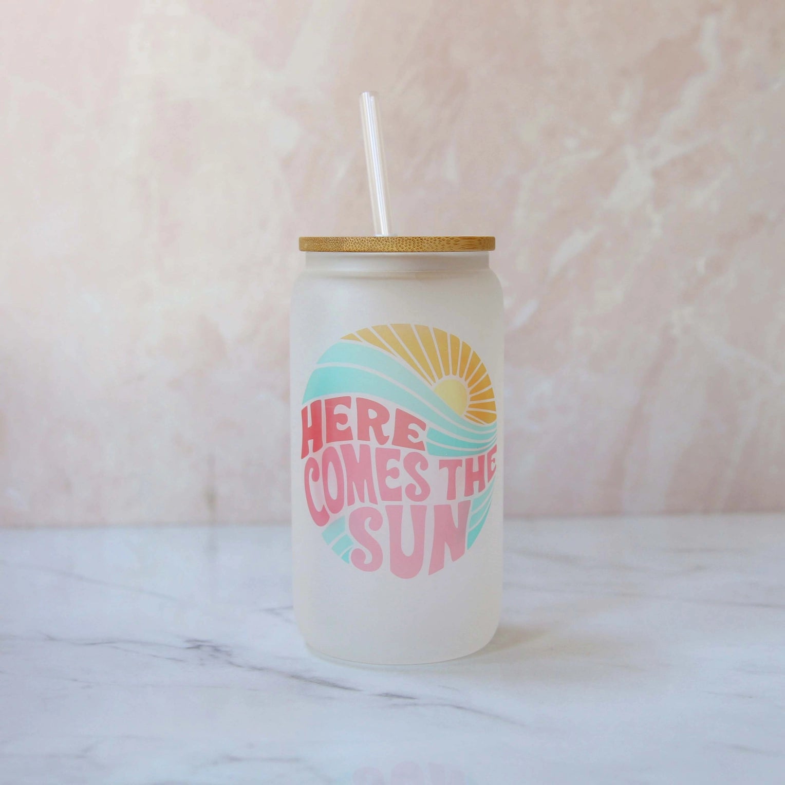 Forest Cove Home - Here Comes the Sun Can Glass (Add-On)