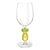 Slant Collections - Acrylic Figurine Stem Wine Glass - Pineapple