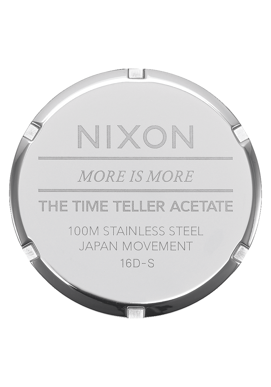 Nixon - Time Teller Acetate - Pink/Silver (N)