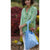 RockFlowerPaper - Sea Urchin Blue Blu Reusable Shopping Bag (Add-On)