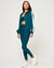 L Space - Back To Back Jacket - Deep Teal-Cream (Add-On)