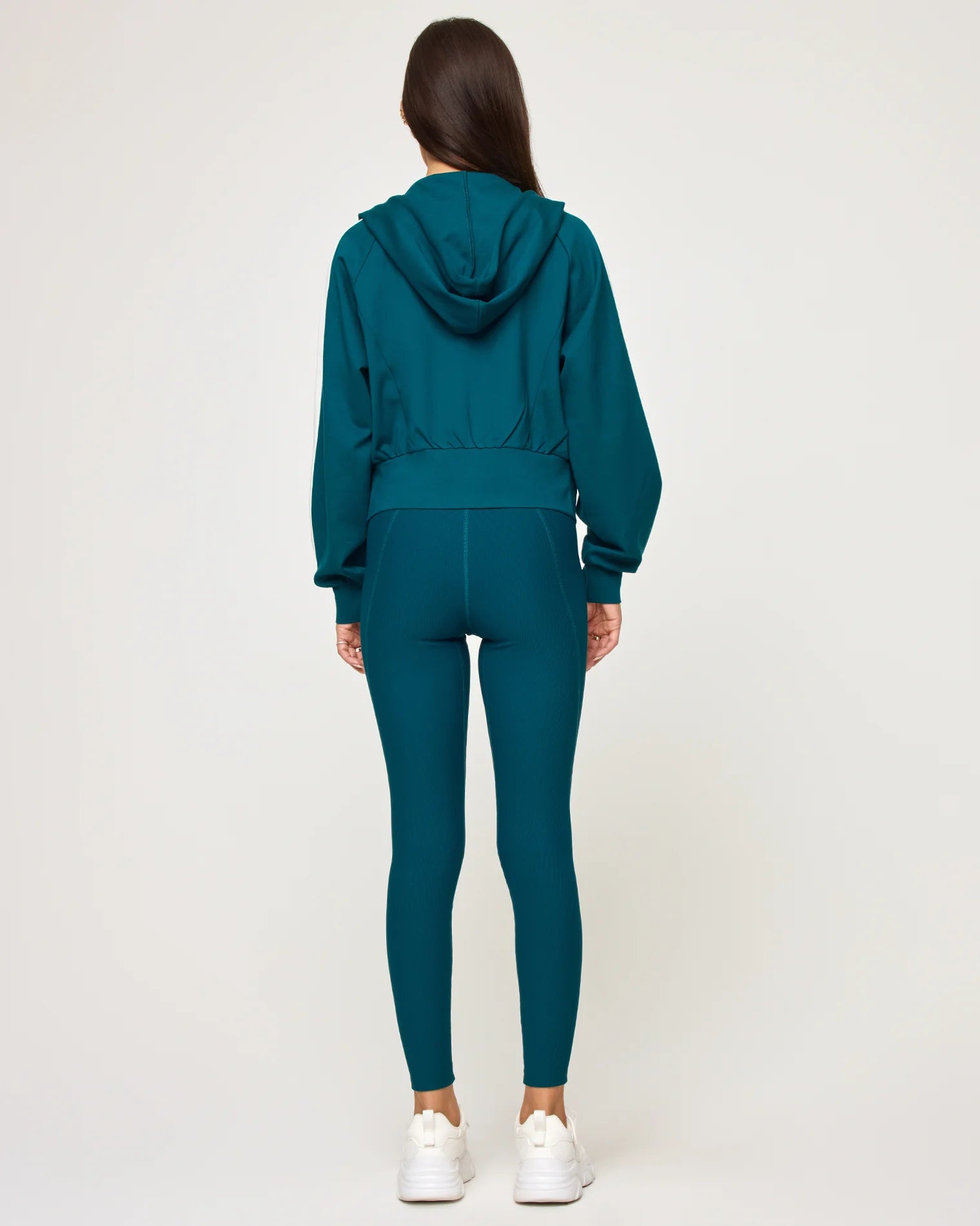 L Space - Back To Back Jacket - Deep Teal-Cream (Add-On)