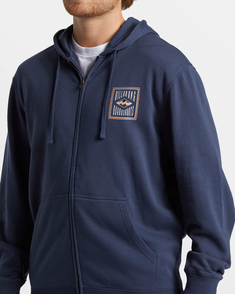 Billabong - Short Sands Zip Hoodie - Dusty Navy (Add-On)