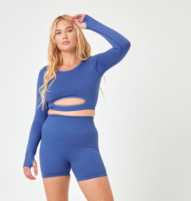 L Space - In The Zone Top - True Blue (Add-On)