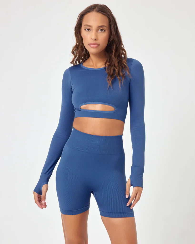 L Space - In The Zone Top - True Blue (Add-On)
