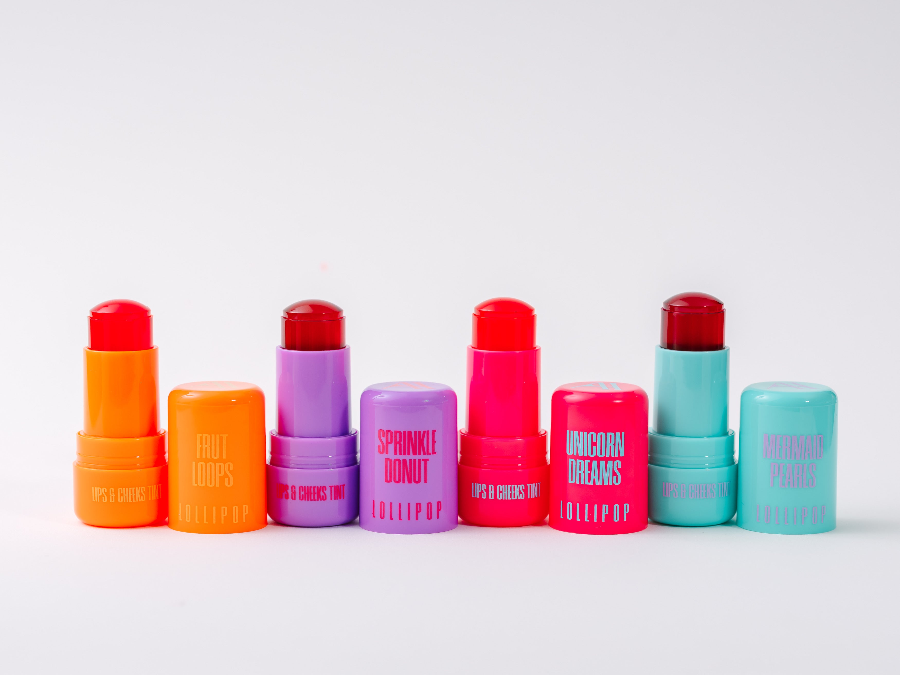 AMINNAH - 4pc Lollipop Lips & Cheeks Tints Set (Add-On)