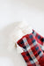Gyal Bashy - Adult Knit Slipper Socks With Sherpa Lining - Red Check