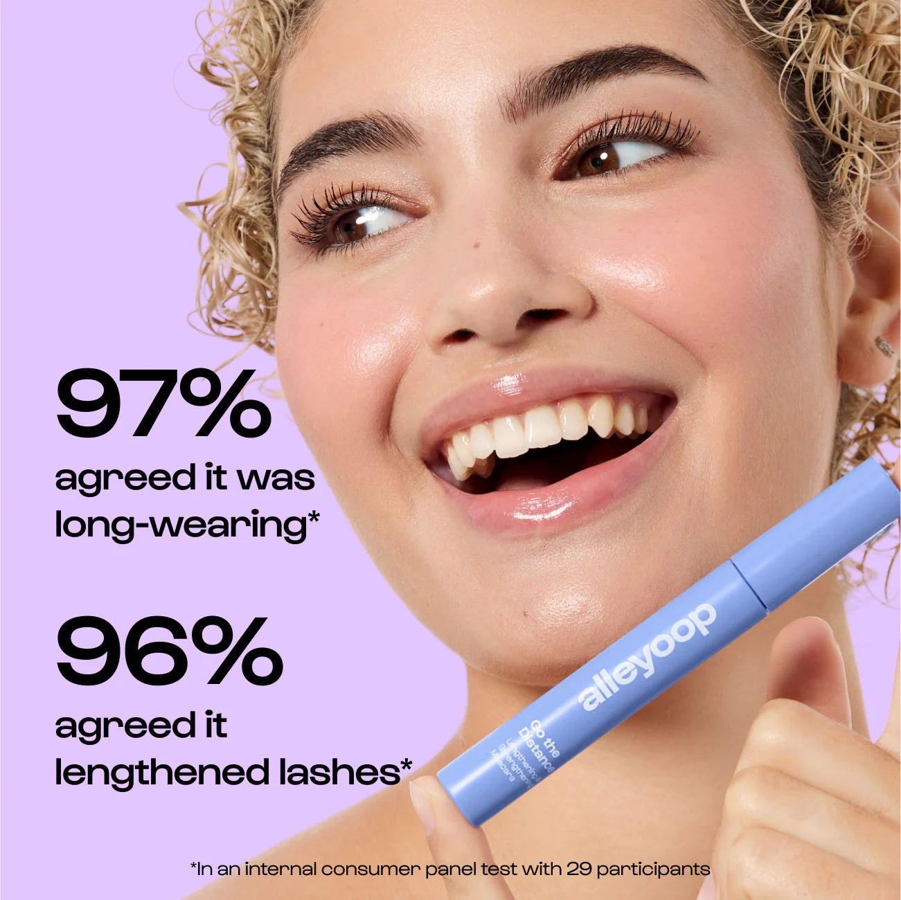 Alleyoop - Go the Distance Lengthening & Strengthening Tubing Mascara - Brown