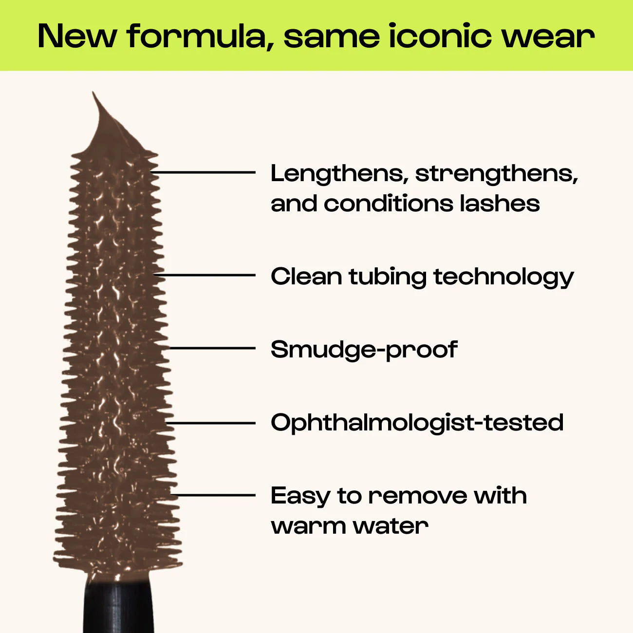 Alleyoop - Go the Distance Lengthening & Strengthening Tubing Mascara - Brown