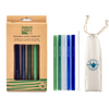 Shaka Love - Glass Straws: ALOHA Mixed Colors- 6 inches