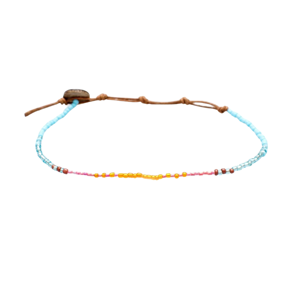Lotus and Luna - The Mermaid’s Tale Beaded Anklet (N+)