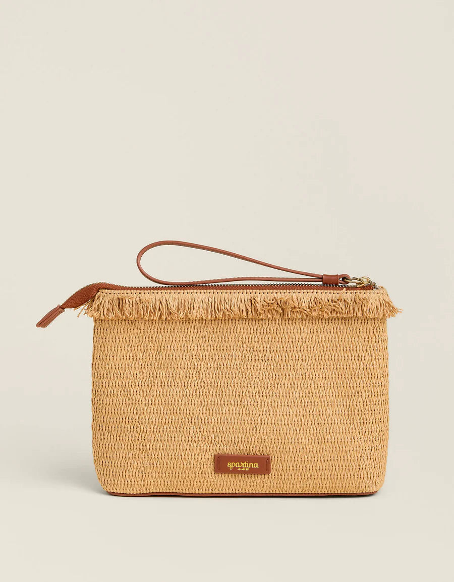 Spartina 449 - Straw Fringe Carina Wristlet Flagler Resort Palm