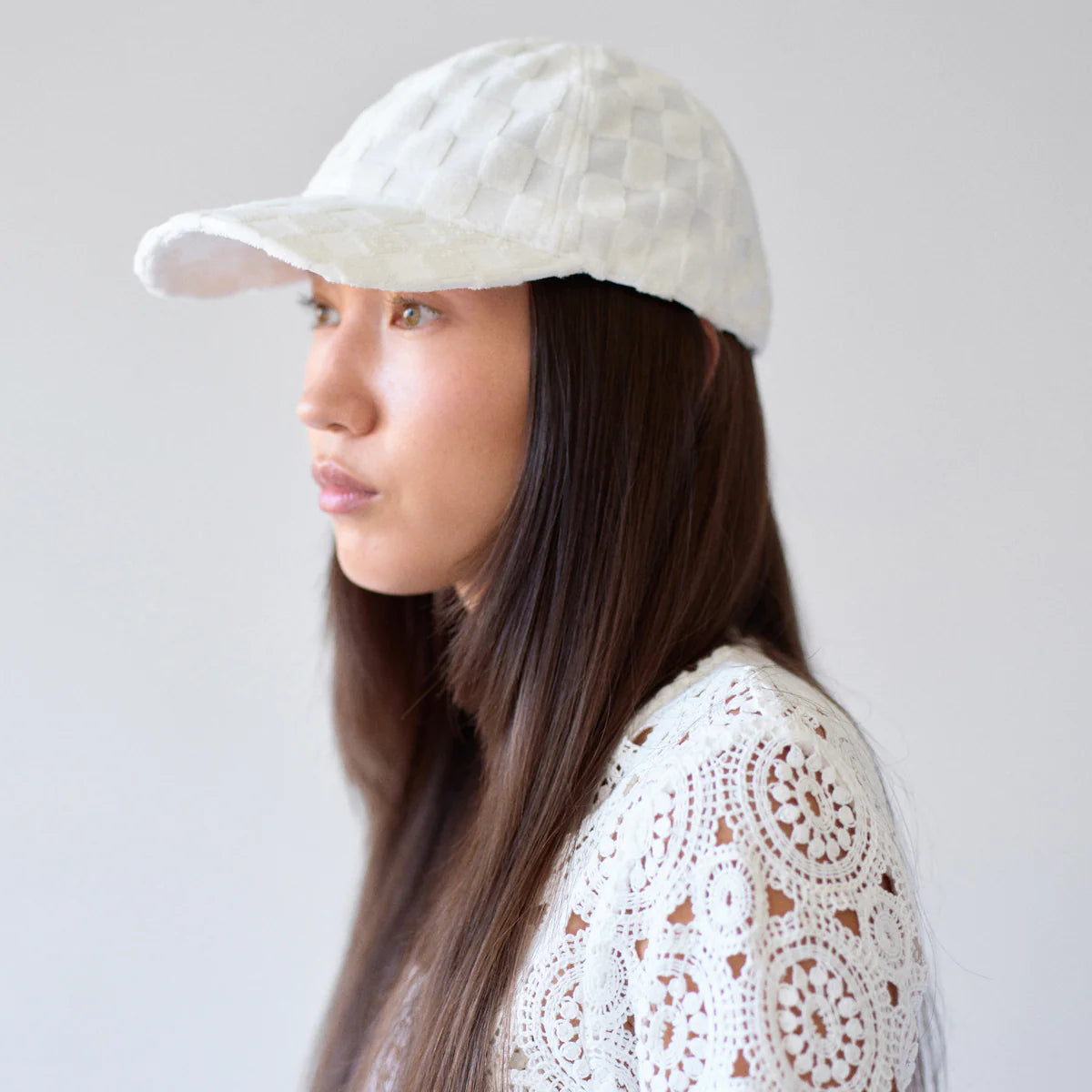 Barrière - Terry 50+ Sun-Proof Cap - White (Add-On)