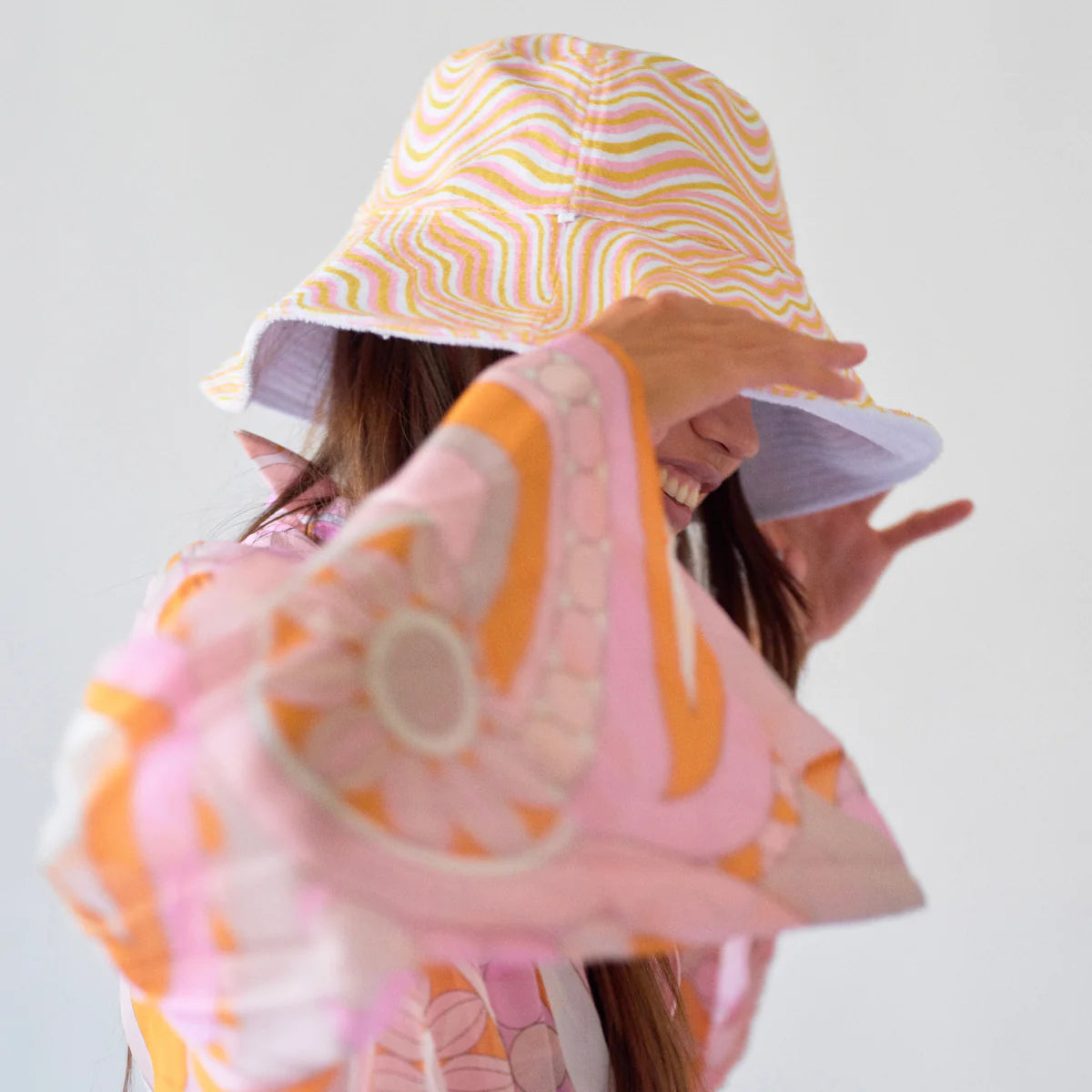 Barrière - Wavy Reversible Terry Sun Hat (Add-On)