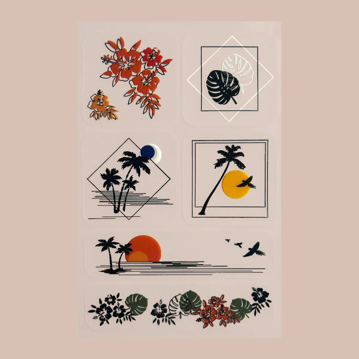 Barriere - Travel Well 6-Pack Patches - Tropics