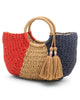 Mersea - Bon Bon Bag - Navy/Red (Add-On)