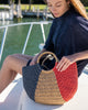 Mersea - Bon Bon Bag - Navy/Red (Add-On)