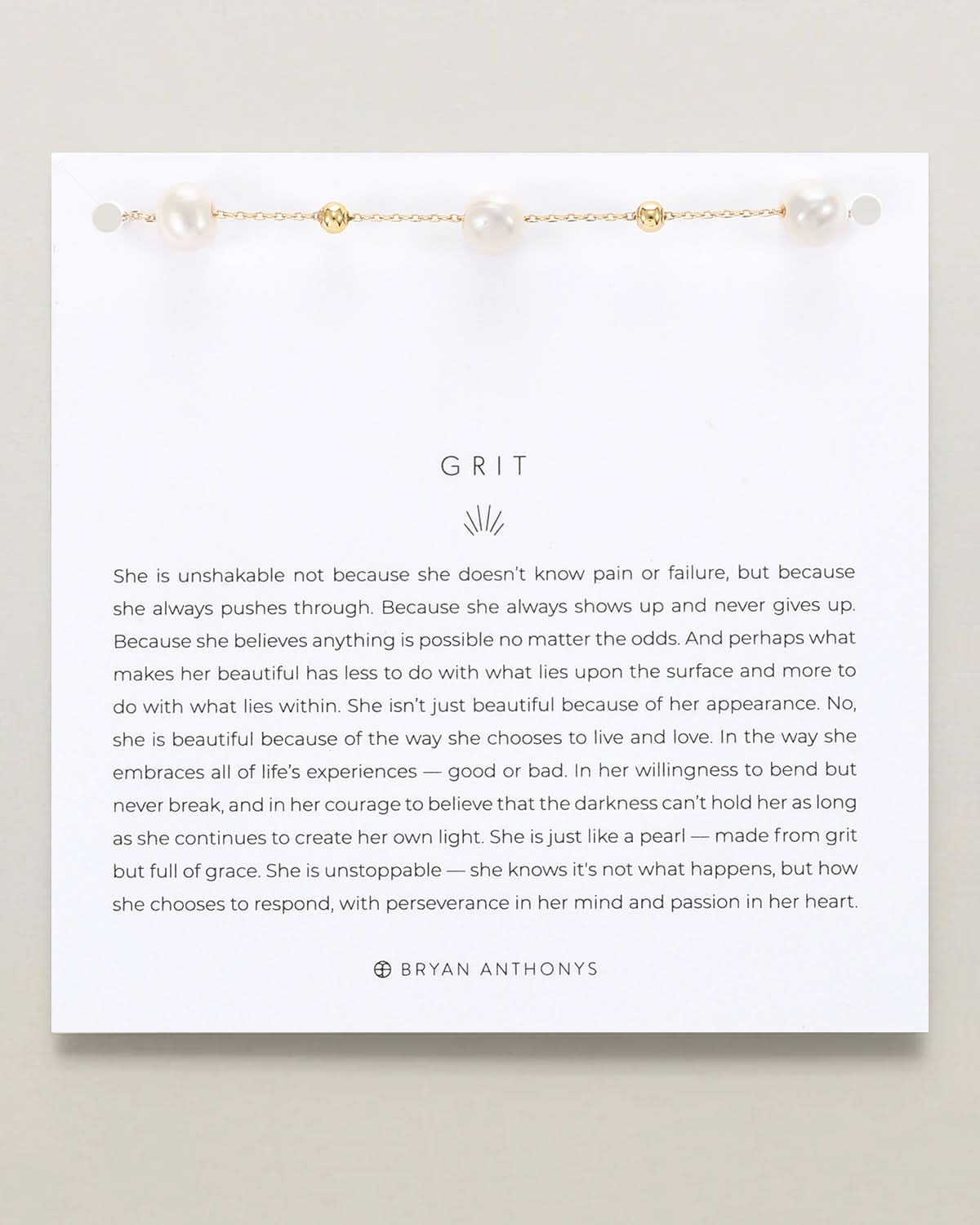 Bryan Anthonys - Grit Pearl Beaded Bracelet - Gold