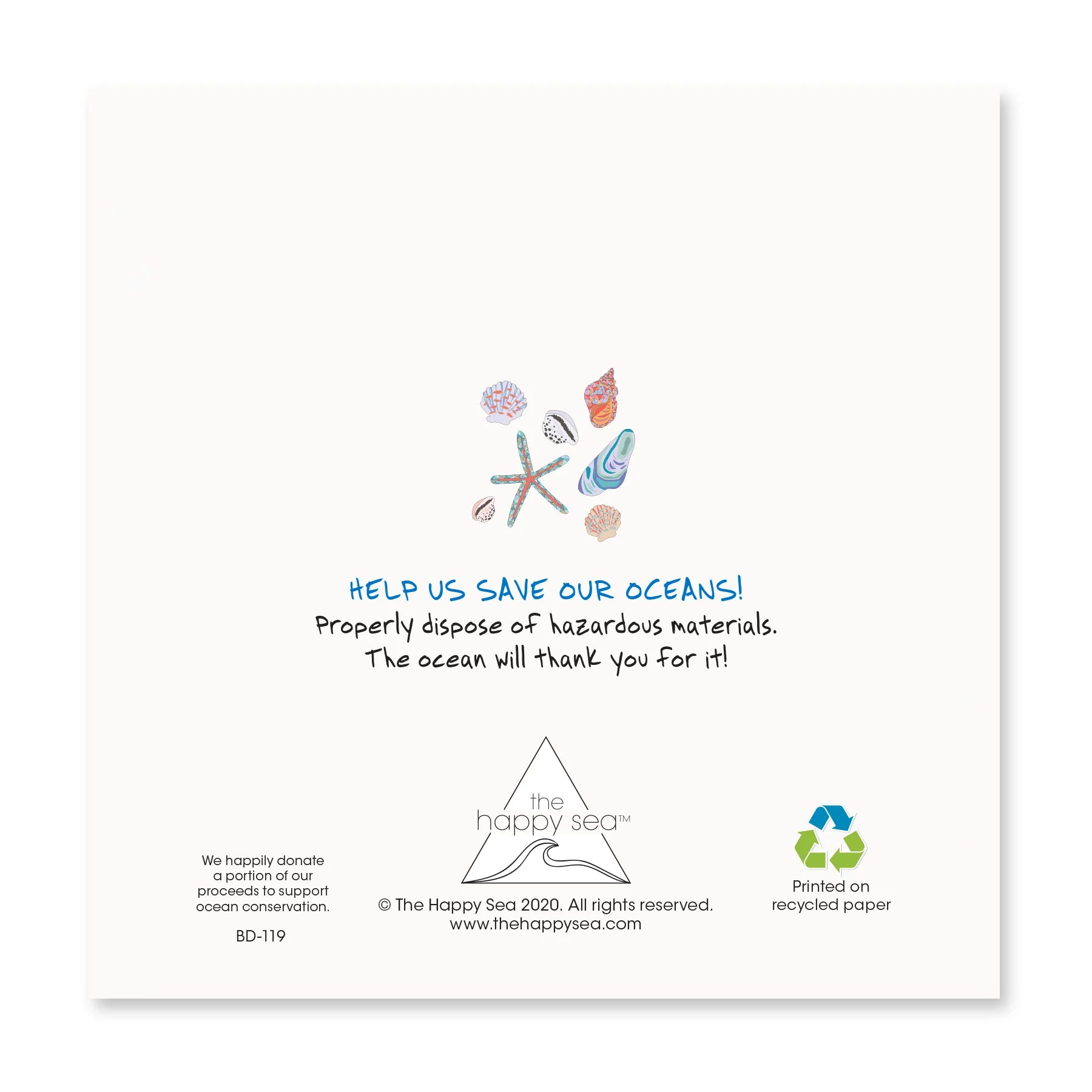 The Happy Sea - Happy Birthday Beach Babe Card (Add-On)
