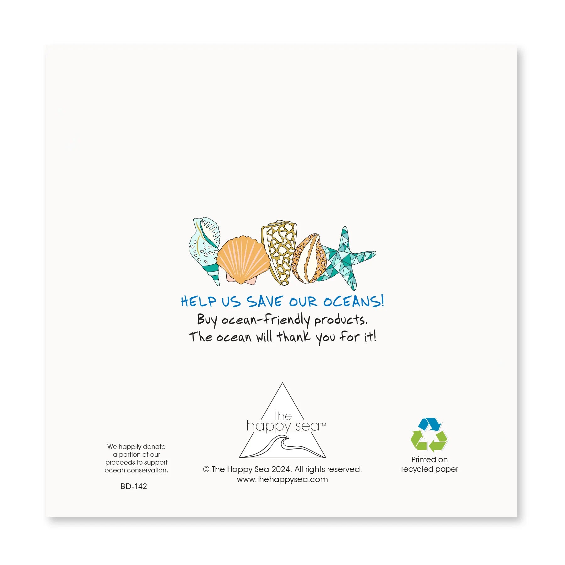 The Happy Sea - Let's Shellabrate Birthday Card (Add-On)