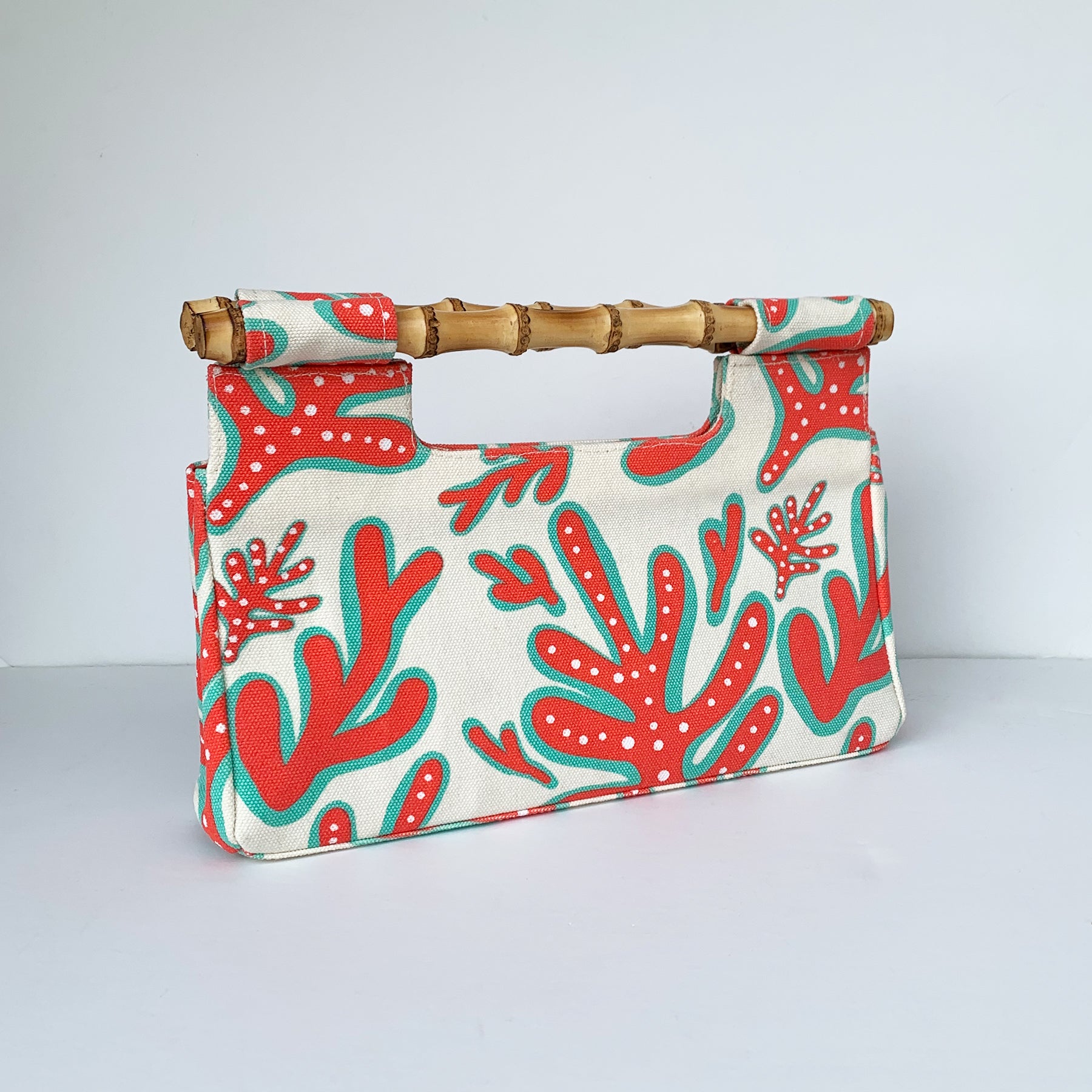 Lilibridge - Crazy Coral Bamboo Clutch (Add-On)