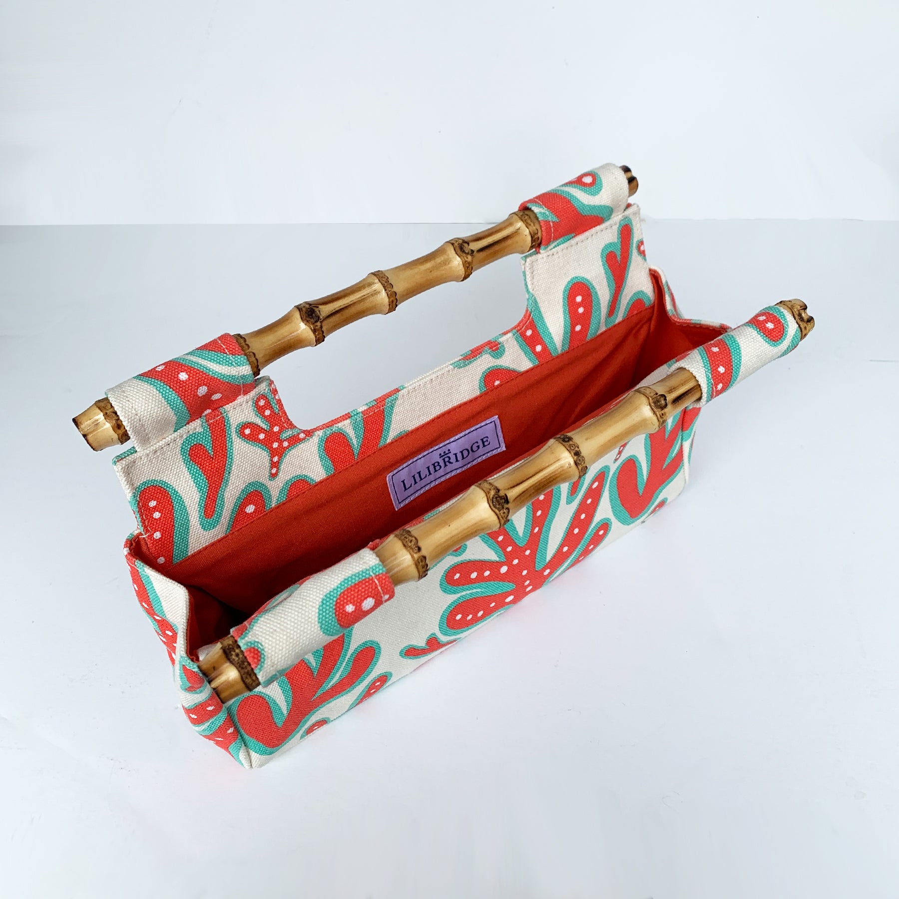 Lilibridge - Crazy Coral Bamboo Clutch (Add-On)